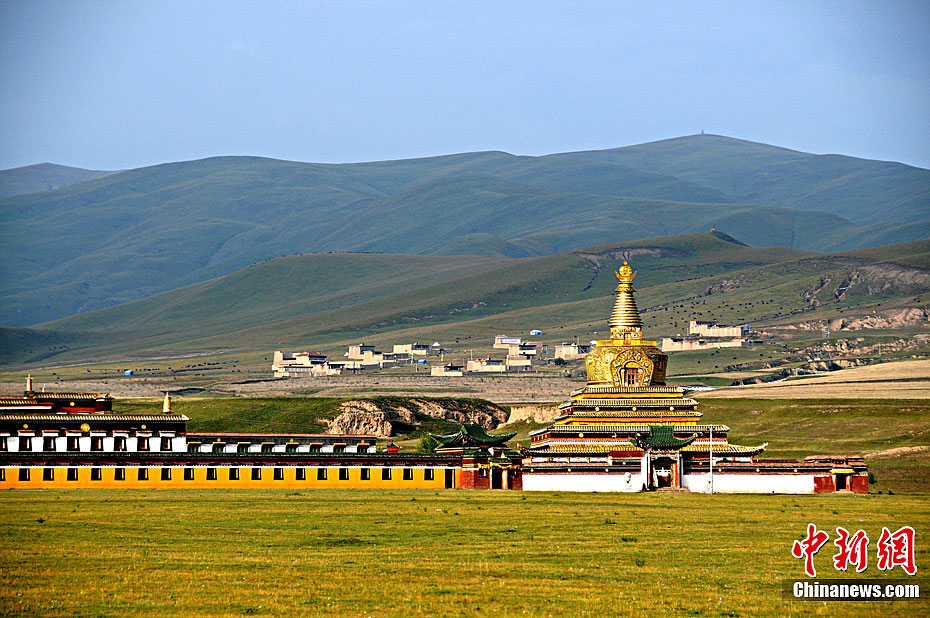 A scenic view of Aba Putoushan Suitang Shike
