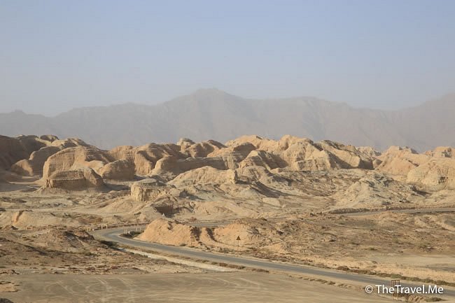 A scenic view of Aksu Kezi Er Gaha Fengsui
