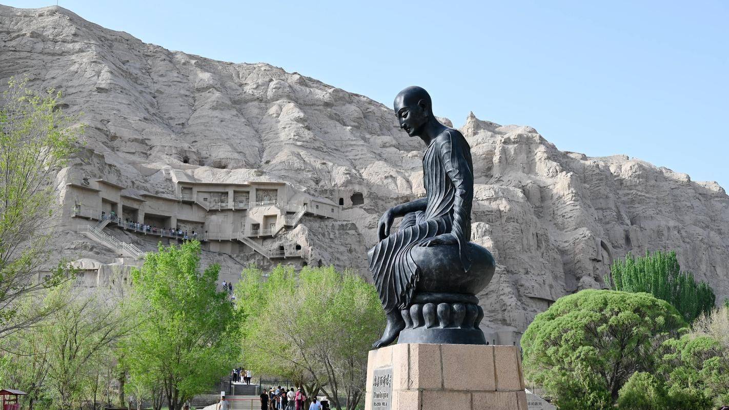 A scenic view of Aksu Kezi Er Qianfodong
