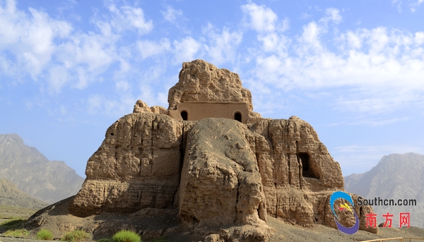 A scenic view of Aksu Subashi Fosi Yizhi