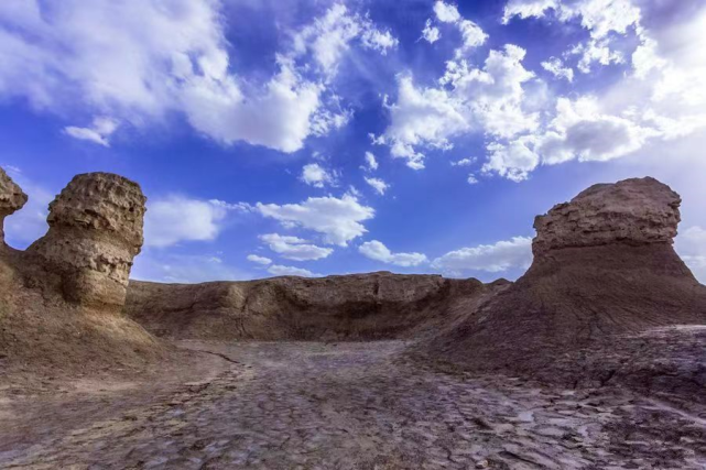 A scenic view of Aksu Tonggusi Baxi Chengzhi