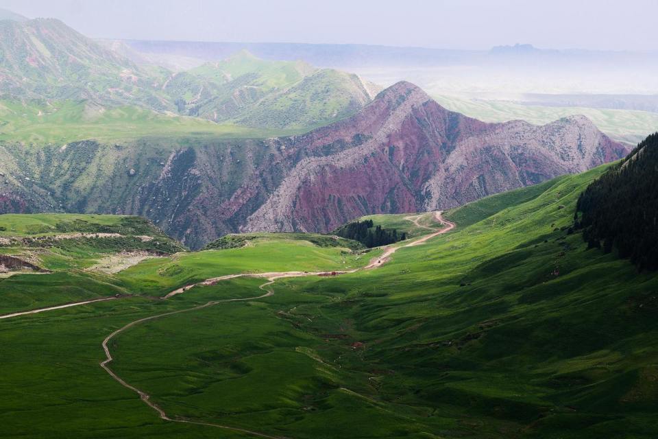 A scenic view of Aksu Xiaoyangda Ke Xiehaier Gucheng Yizhi