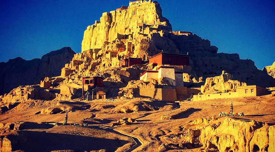 A scenic view of Ali Guge Wangguo Yizhi