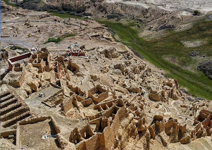 A scenic view of Ali Guge Wangguo Yizhi