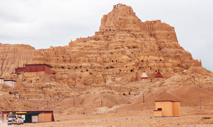 A scenic view of Ali Guge Wangguo Yizhi