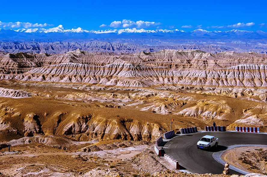 A scenic view of Ali Guge Wangguo Yizhi