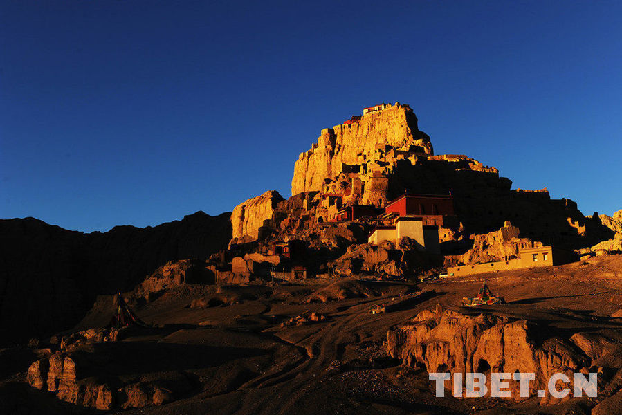 A scenic view of Ali Guge Wangguo Yizhi