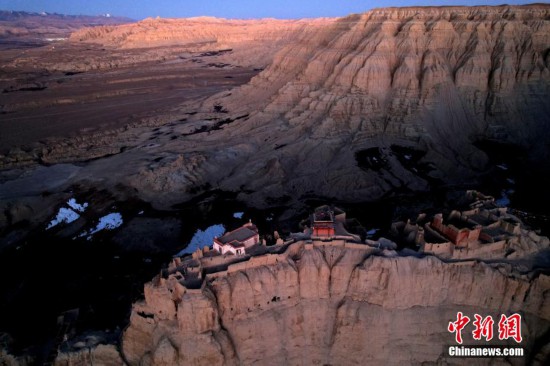 A scenic view of Ali Guge Wangguo Yizhi