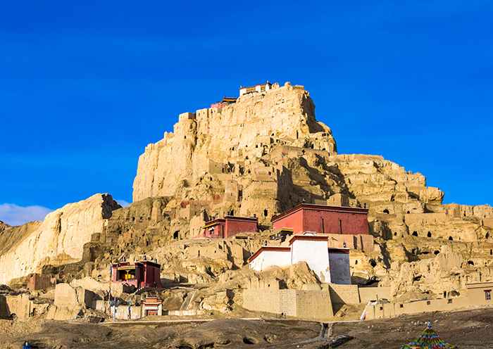 A scenic view of Ali Guge Wangguo Yizhi