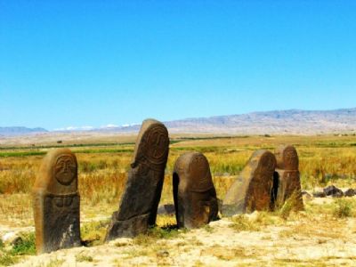 A scenic view of Altay Qiemuerqieke Shiren Ji Shiguan Muqun