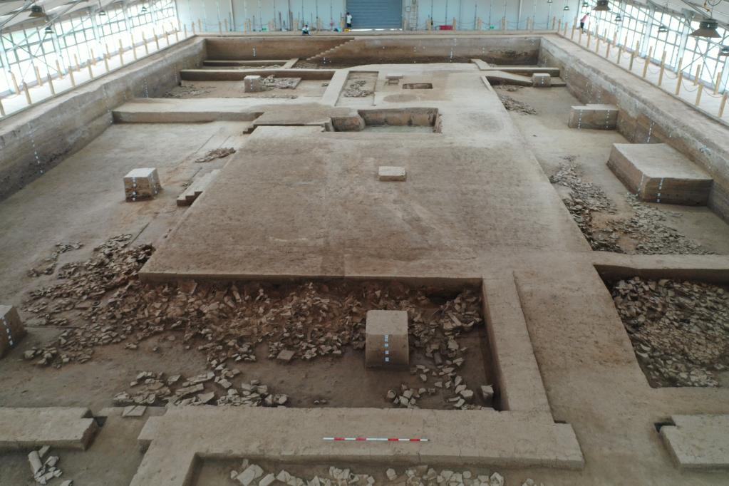 A scenic view of Ankang Liujiaying Site