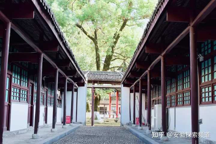 A scenic view of Anqing Anhui Daxue Honglou Ji Jingfu Shuyuan Jiuzhi