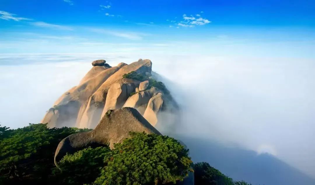 A scenic view of Anqing Baiyazhai