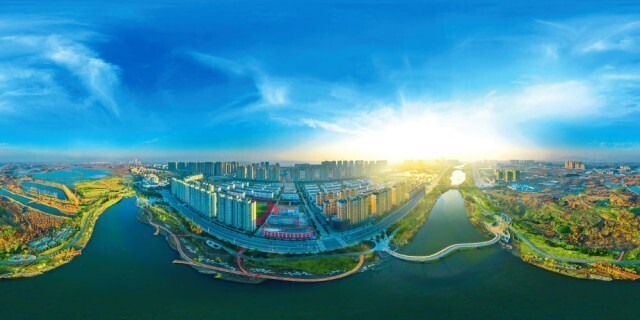 A scenic view of Anqing Sunjiacheng Yizhi