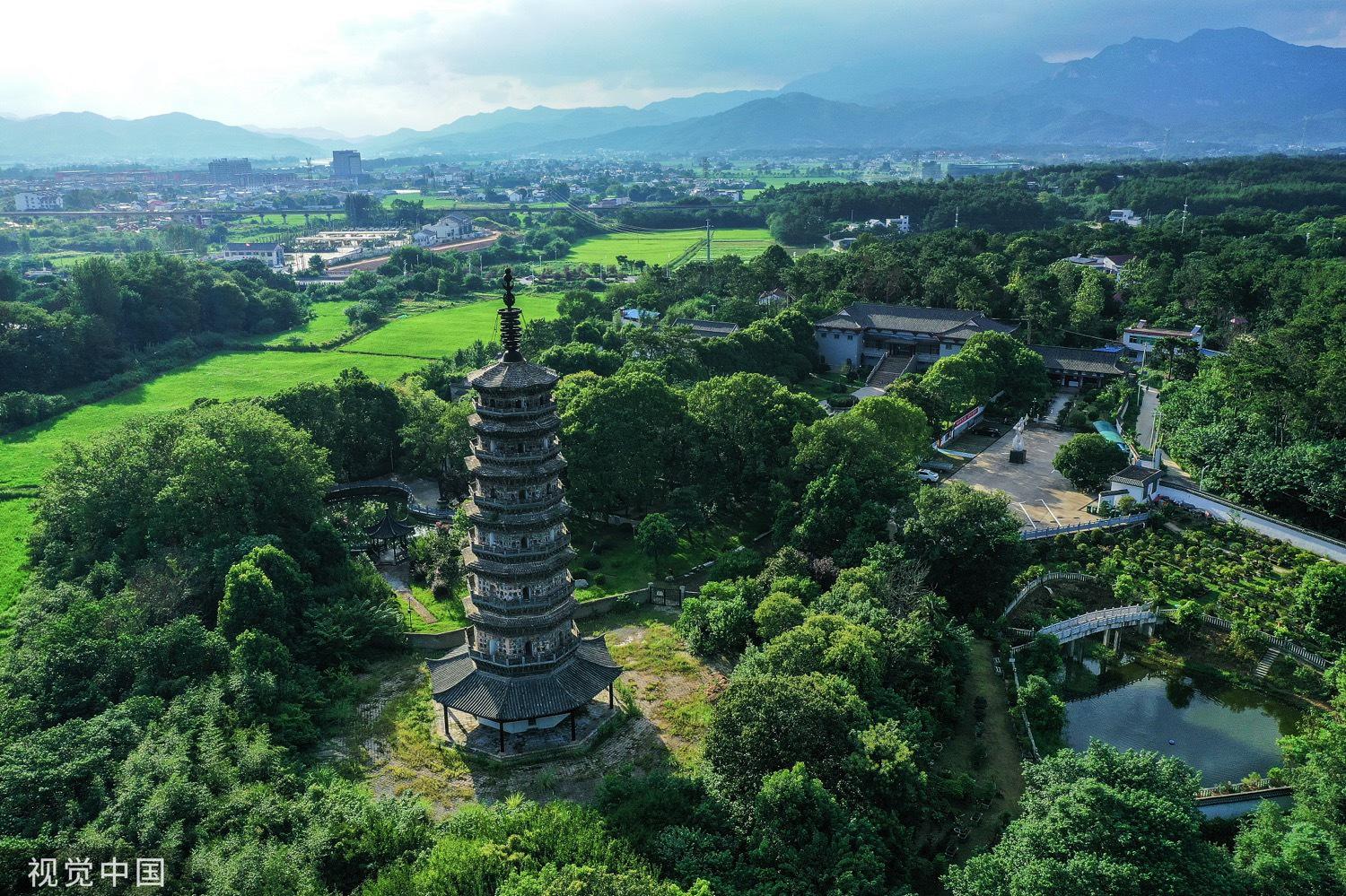 A scenic view of Anqing Taipingta
