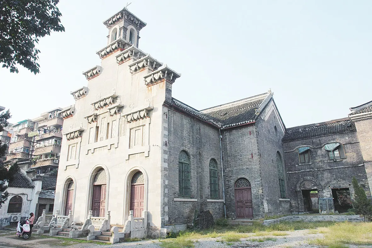 A scenic view of Anqing Tianzhutang