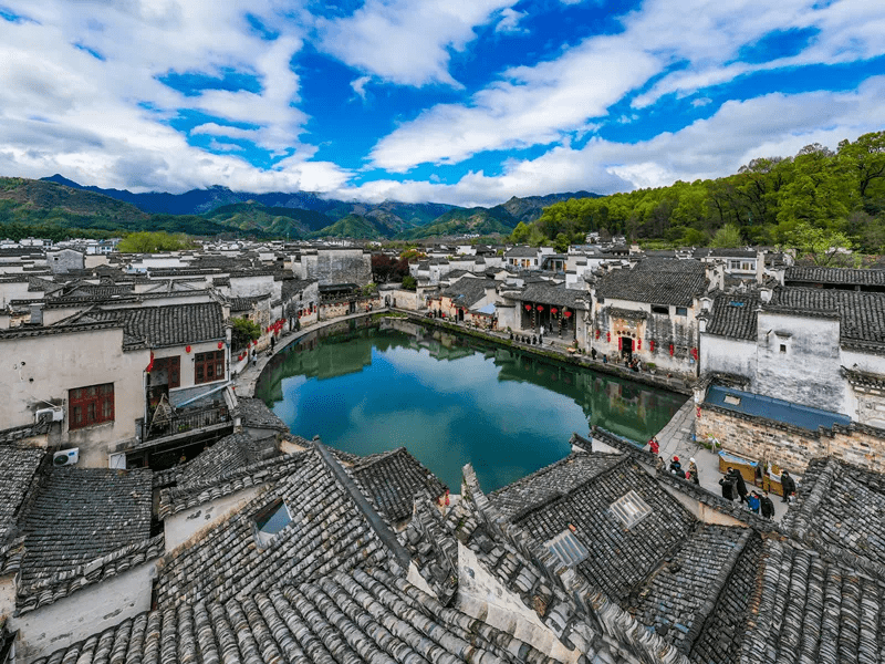 A scenic view of Anqing Zhangsidun Yizhi