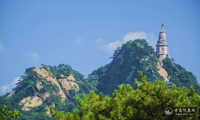 A scenic view of Anshan Qianshan Gujianzhuqun