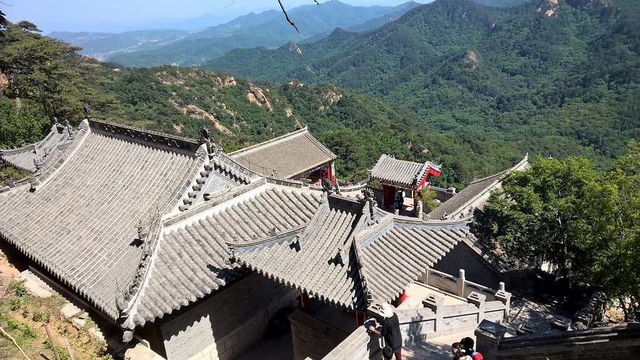 A scenic view of Anshan Qianshan Gujianzhuqun