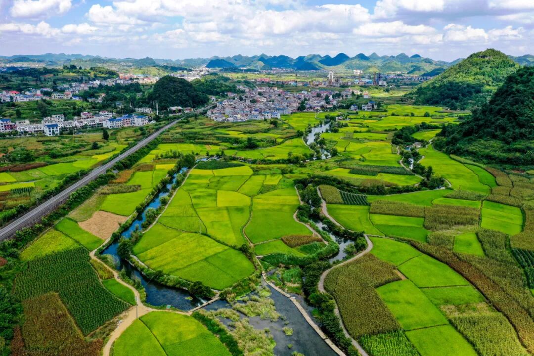 A scenic view of Anshun Baojiatun Shuili Gongcheng