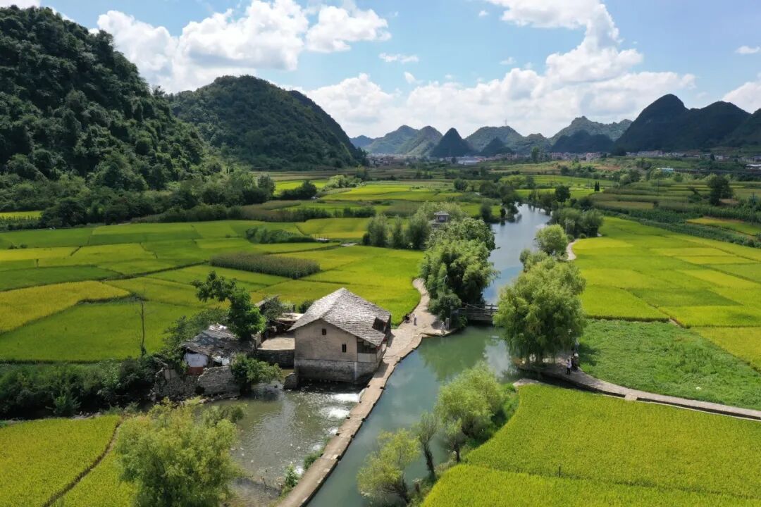 A scenic view of Anshun Baojiatun Shuili Gongcheng