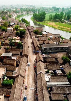 A scenic view of Anyang Dayunhe Huaxianduan