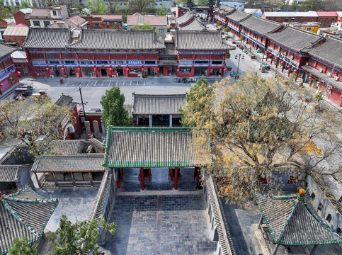 A scenic view of Anyang Tangyinyuefeimiao