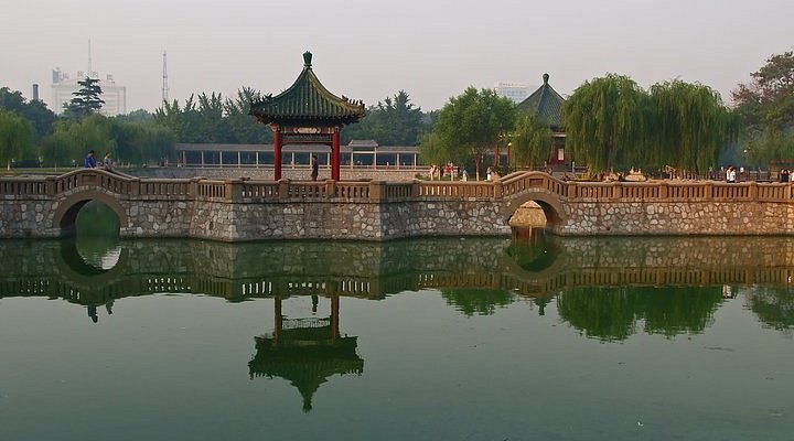 A scenic view of Anyang Xiaonanhaishiku