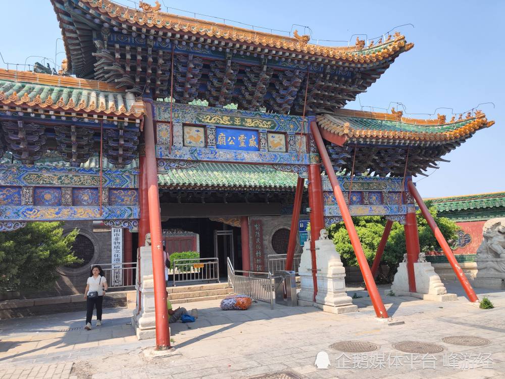 A scenic view of Anyang Zhangdefuchengshuangmiao