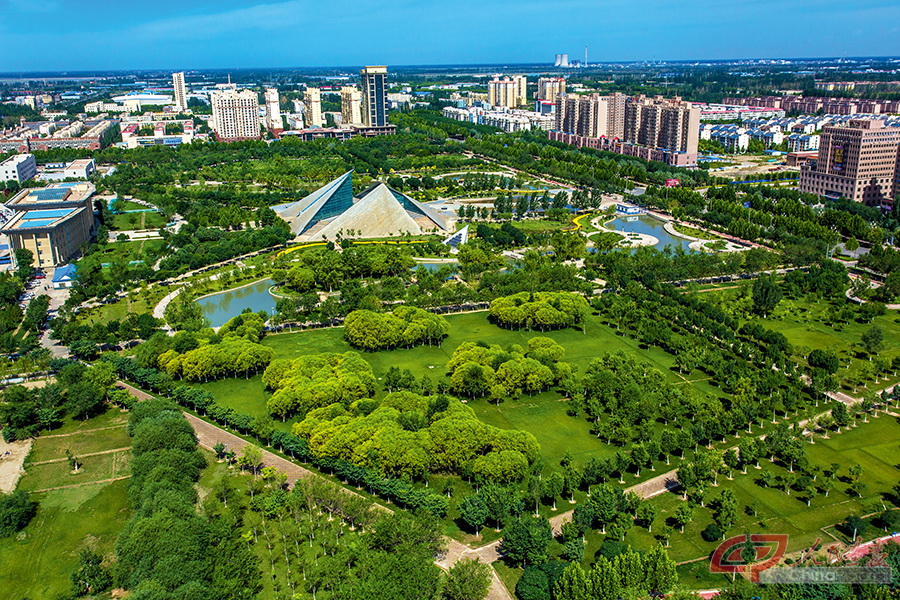 A scenic view of Aral Yuergun Junken Jiuzhi