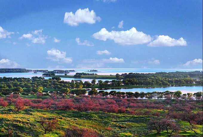 A scenic view of Baicheng Chengsijiazi Chengzhi