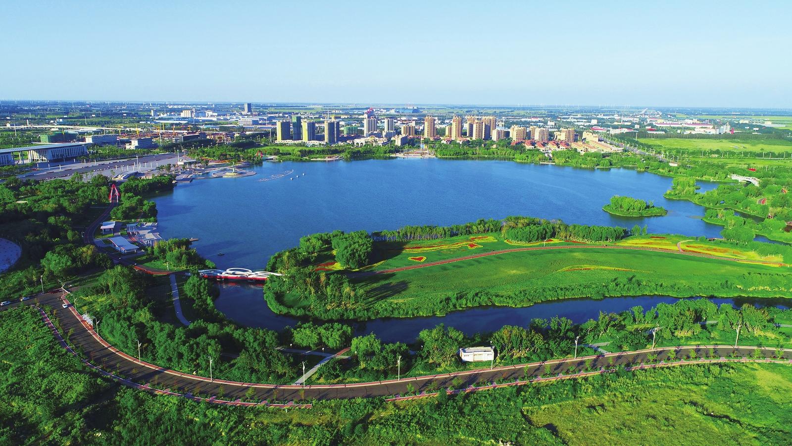 A scenic view of Baicheng Chengsijiazi Chengzhi