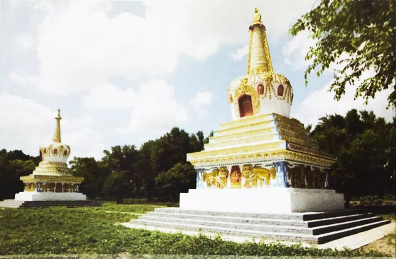 A scenic view of Baicheng Shuangta Yizhi