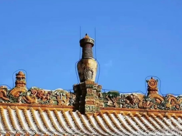 A scenic view of Baicheng Shuangta Yizhi