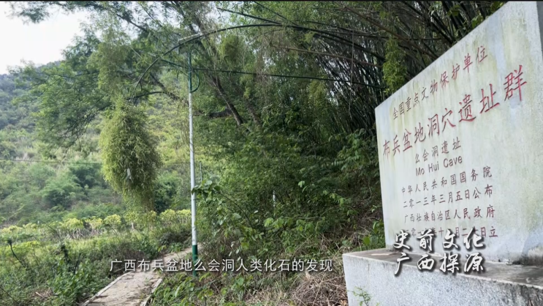 A scenic view of Baise Bubing Pendi Dongxue Yizhiqun