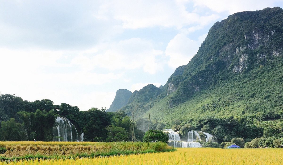 A scenic view of Baise Gantuoyan Yizhi