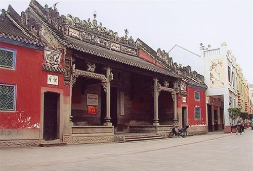 A scenic view of Baise Hongqijun Hongbajun Junbu Jiuzhi