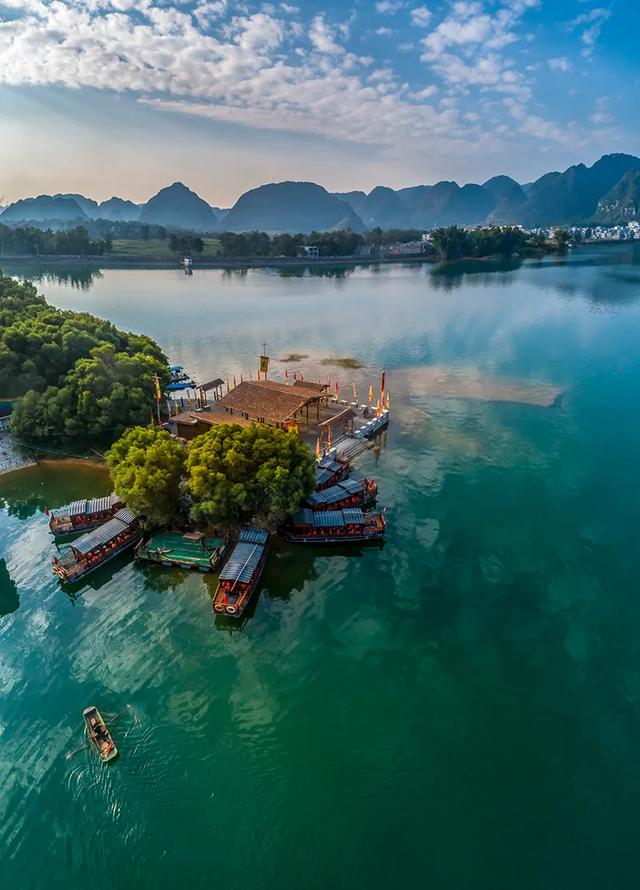 A scenic view of Baise Xilin Jiaoan Fashengdi