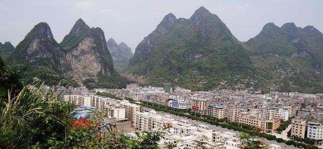 A scenic view of Baise Xilin Jiaoan Fashengdi