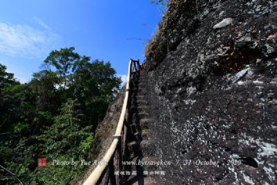 A scenic view of Baishan Xintunzi Xishan Yizhi