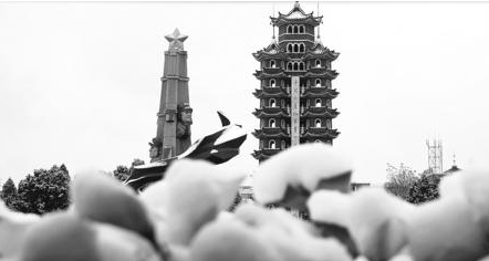 A scenic view of Baiyin Huining Hongjun Huishi Jiuzhi