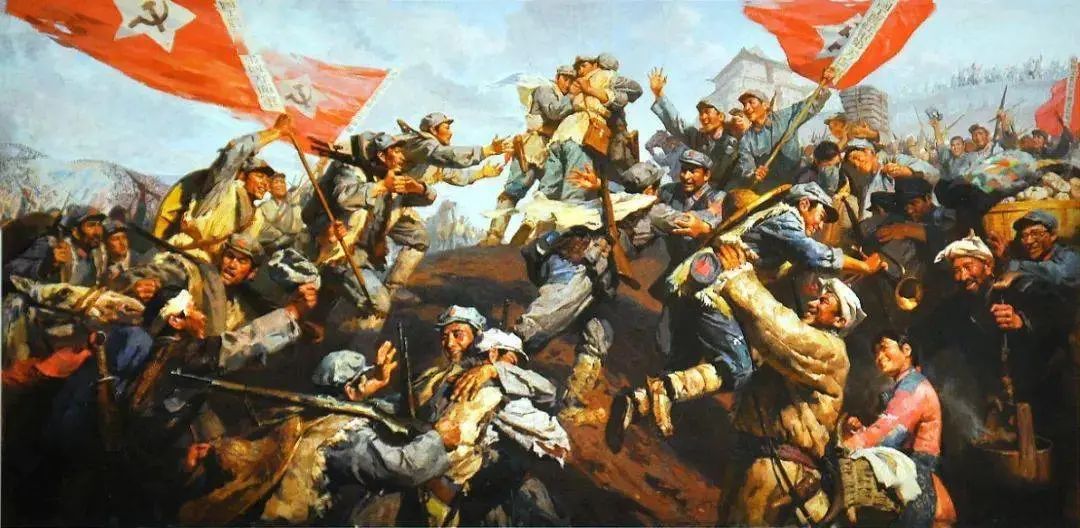 A scenic view of Baiyin Huining Hongjun Huishi Jiuzhi