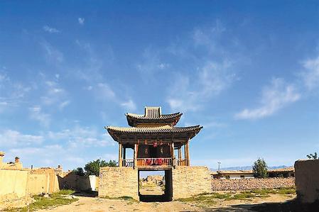 A scenic view of Baiyin Niumendong Yizhi