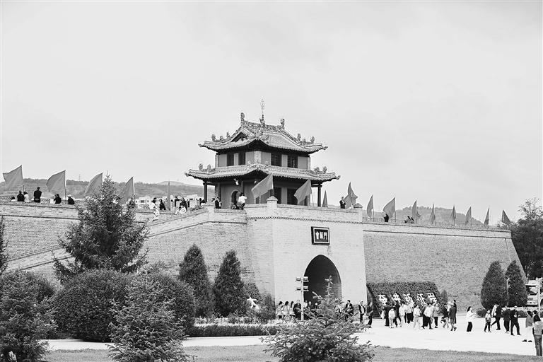 A scenic view of Baiyin Xiaochuan Ciyao Yizhi