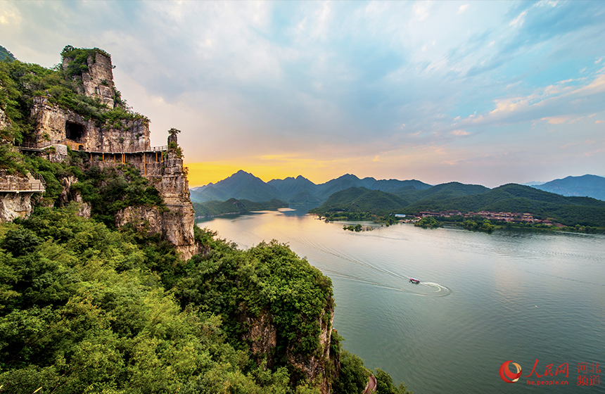 A scenic view of Baoding Beifangshui Site