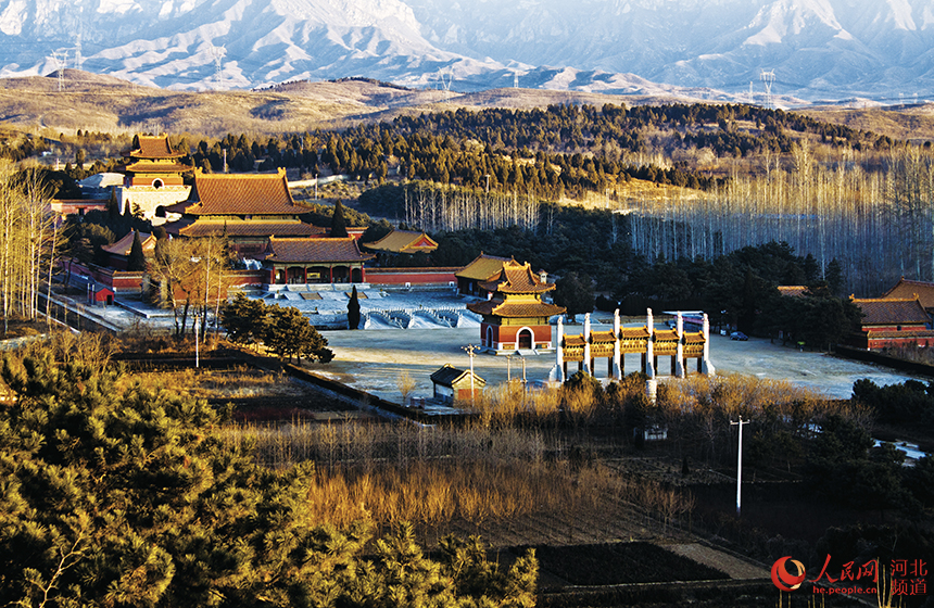 A scenic view of Baoding Beifangshui Site
