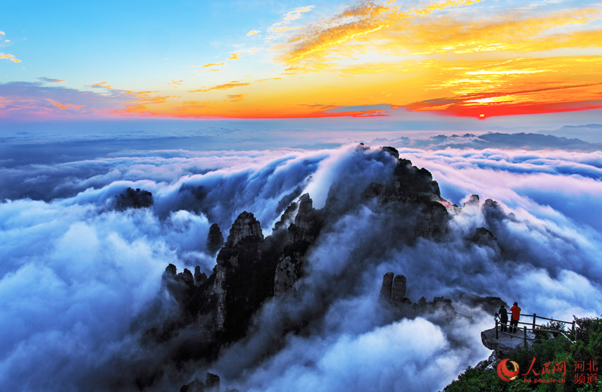 A scenic view of Baoding Beifangshui Site
