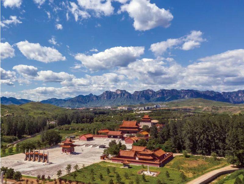 A scenic view of Baoding Beifudi Site