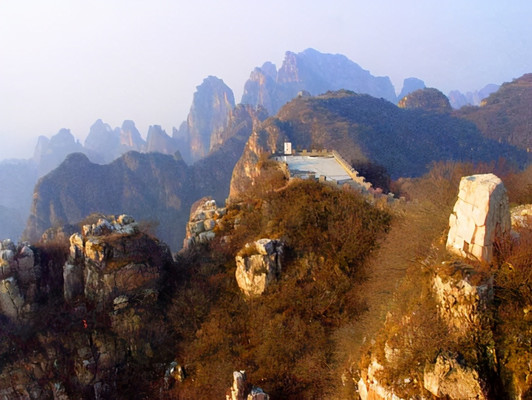 A scenic view of Baoding Beifudi Site