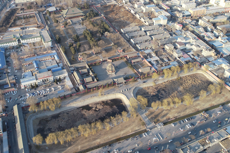 A scenic view of Baoding Beiyue Temple